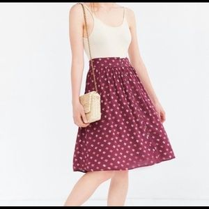 Urban Outfitters Button Down Midi Skirt